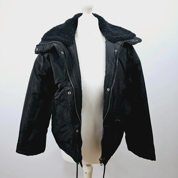 New Look - Ginny Oversized Padded Jacket - Black - Size UK 6 - Picture 3 of 7